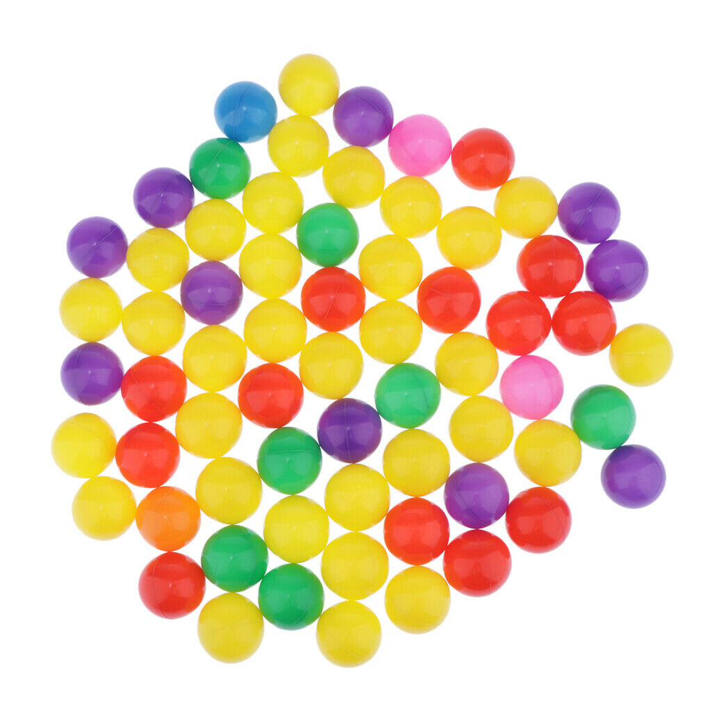 300x Colorful Mini Ocean Ball Soft Plastic Ocean Balls Baby Swim Pool Party