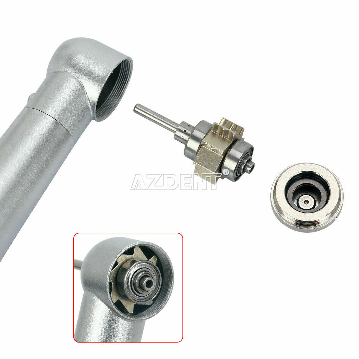 Dental Pieza de mano de alta velocidad de 3 vías LED estilo NSK PANA MAX E-LED4