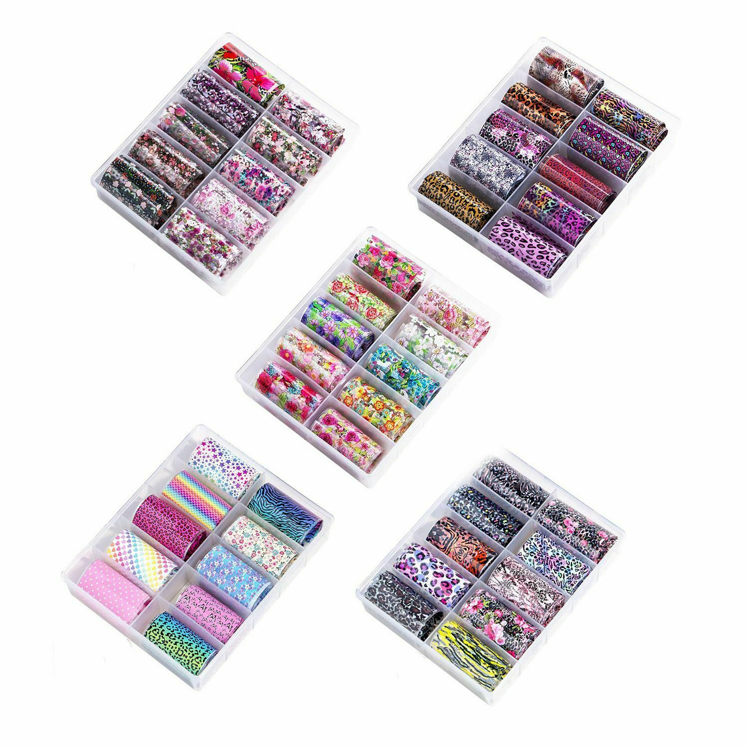 Lace Flower Nail Art Stickers Nail Foil Manicure Decor Holographic Decals