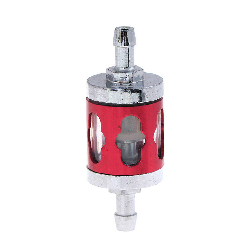 Motorcycle Gas Fuel Filter Fits 8mm 1/4'' Inline Universal Hose Filte.l8