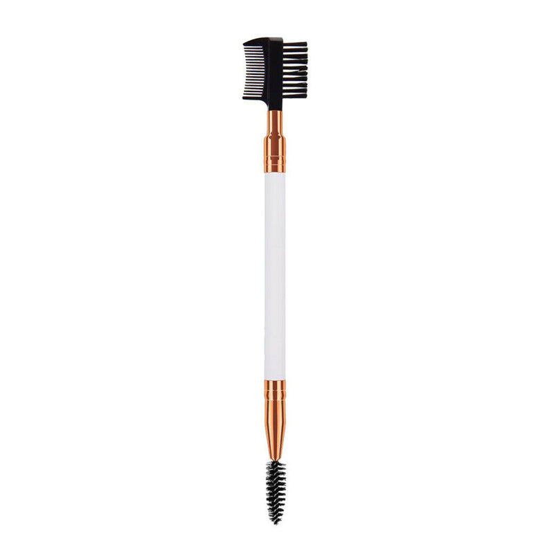 Wooden Eyebrow Eyelash Dual-Comb Extension Brush, Comb Cosmetic Makeup Tool - 20
