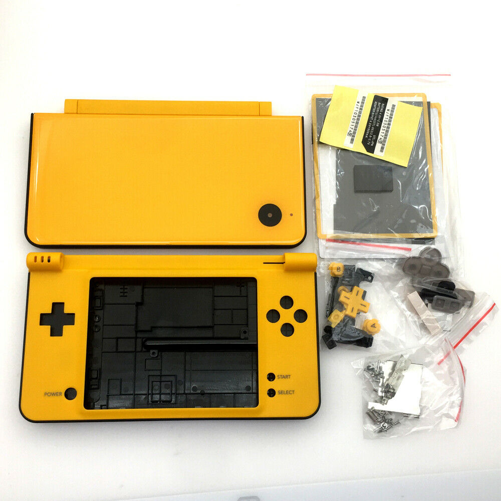 Yellow Housing Shell Case cover Replacement Repair Parts For Nintendo NDSi XL
