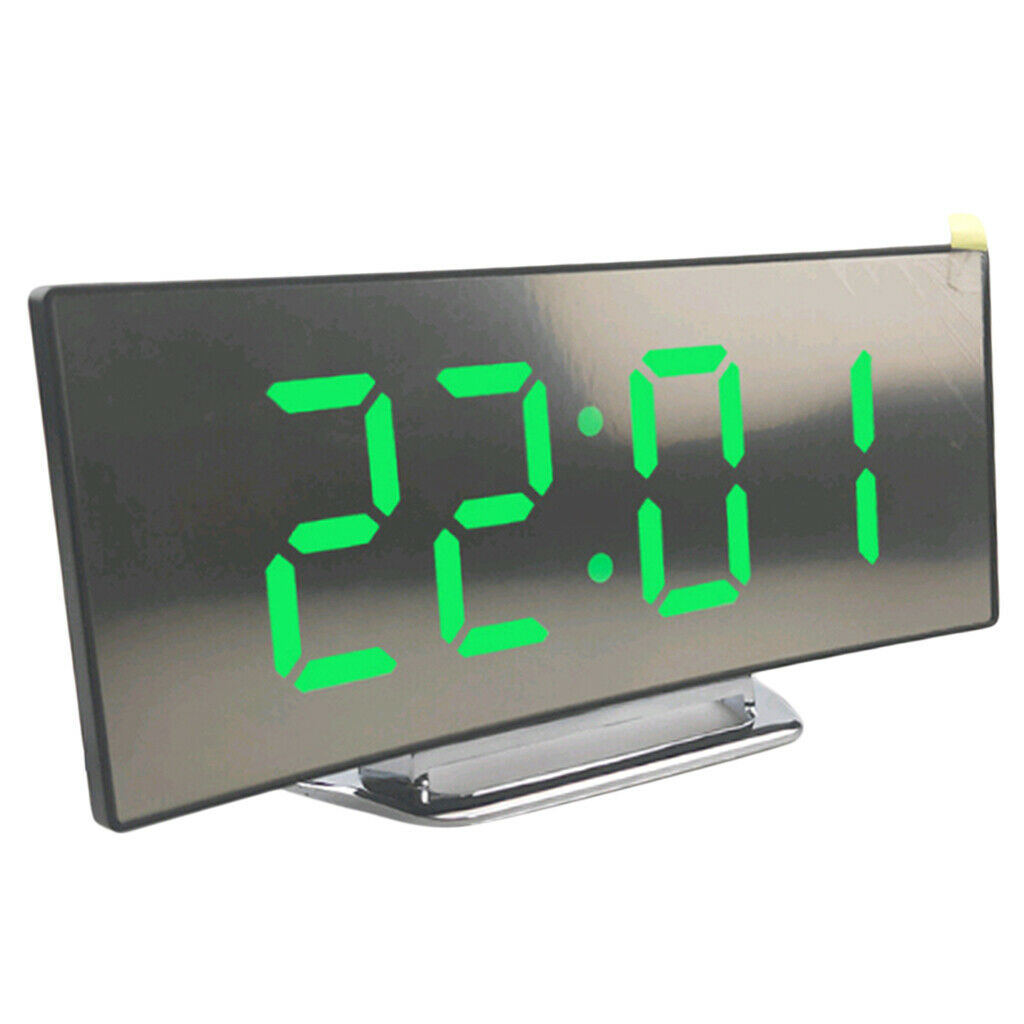2Color Ultra Large LED Display Screen Digital Mirror Alarm Clock