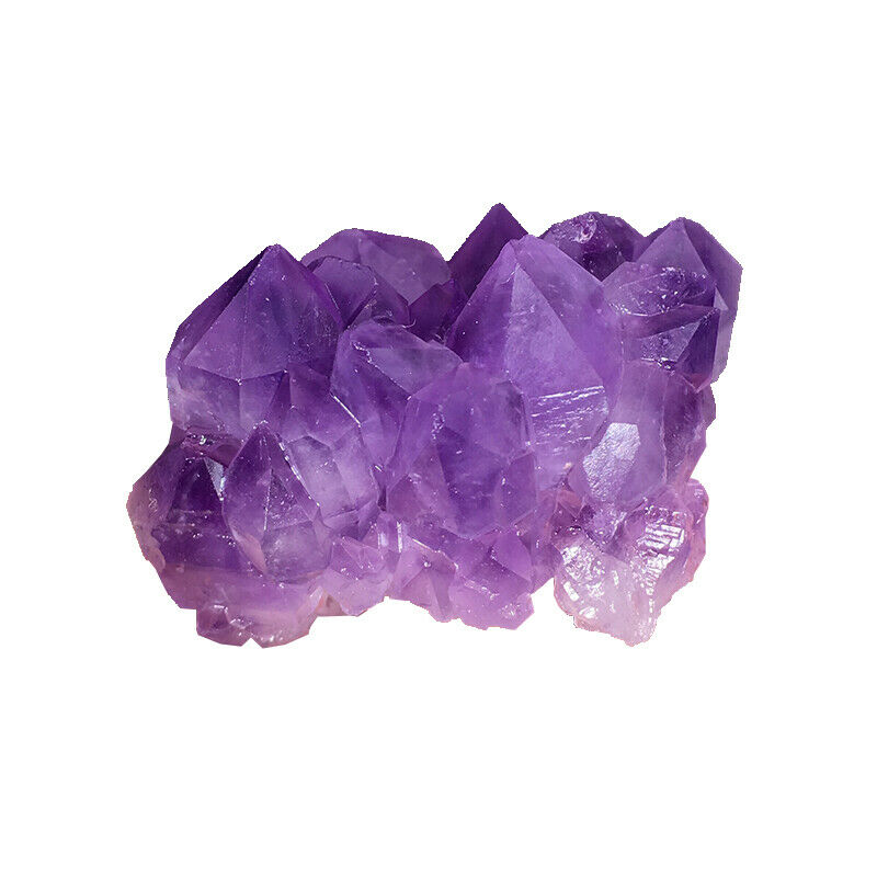 100g Natural Skeletal Amethyst Gravel Rock Raw Crystal Quartz Healing Stone DIY
