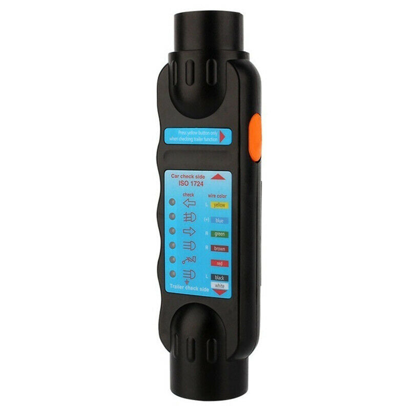 7 Pin Car Truck Trailer Plug Socket Tester Wi Circuit Light Test Tool F5T3