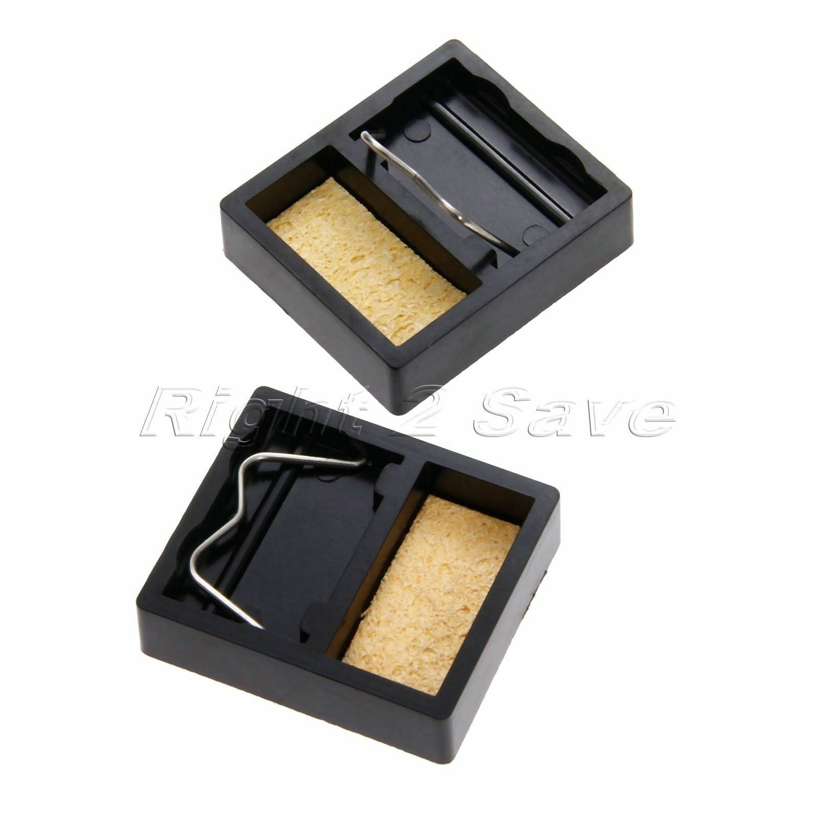 Lightweight Soldering Iron Gun Pencil Stand Holder Support Base Solder Sponge 2X