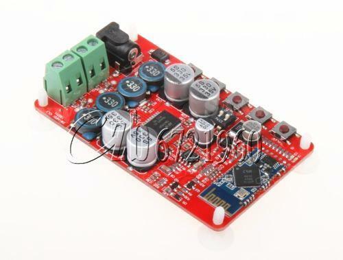 TDA7492P 2X50W Bluetooth 4.0 Audio Receiver Amplifier Module Board Red + Case