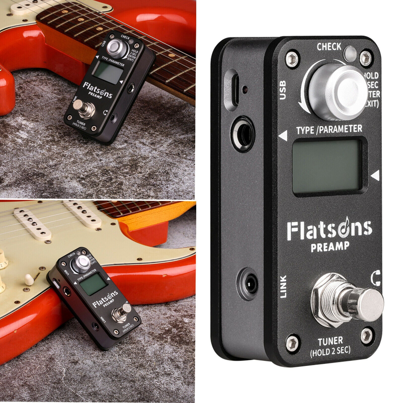 Guitar Effect Pedal Distortion Heavy Metal Multi Effects Guitar Accessories