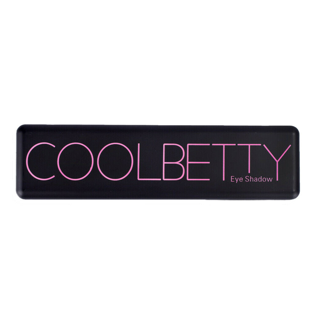 10 Colors Shimmer Matte Eyeshadow Palette with Eye Shadow Makeup Brush #02