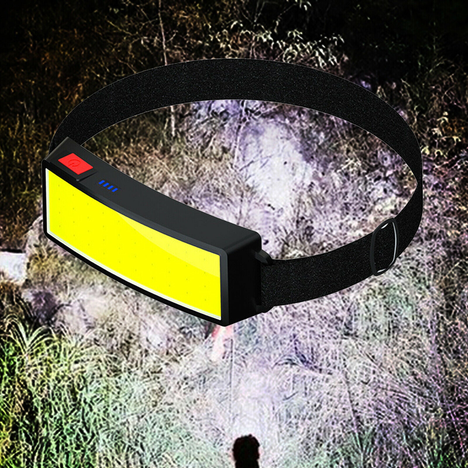 LED Headlamp Flashlight COB Headlight for Walking Running, Camping, Outdoor