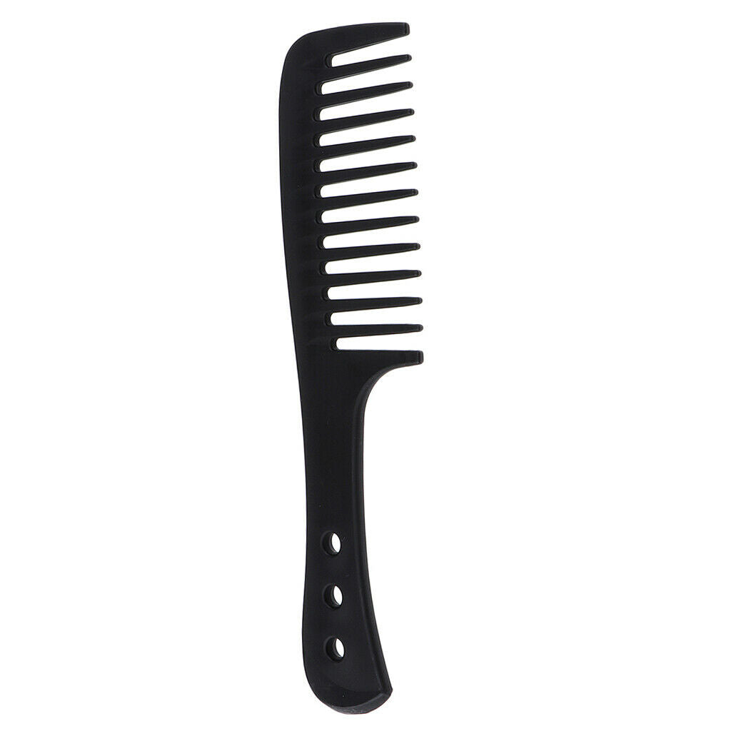 2pcs Hairdressing Wide Tooth Comb Curly Hair Detangler Scalp Massager Brush