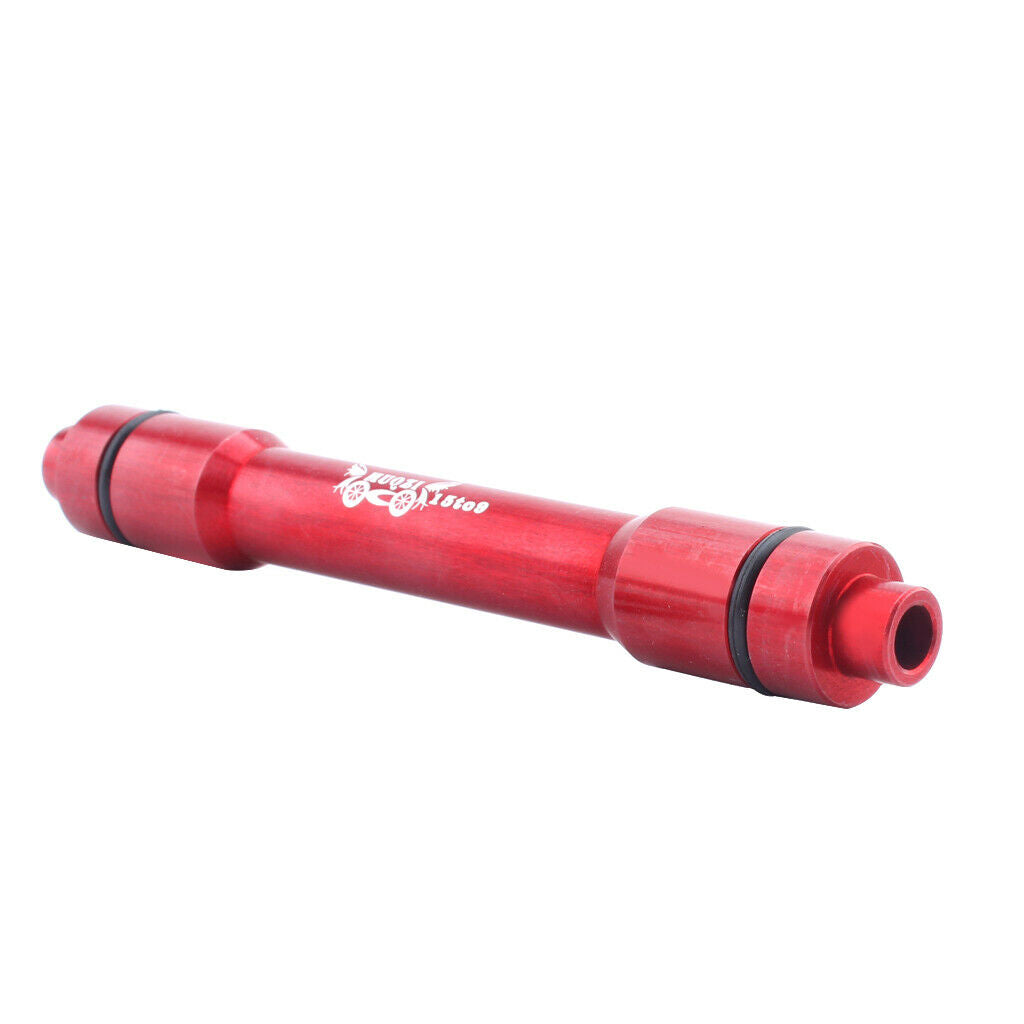 2x Thru-axle 15MM Adapter to 9MM Quick Release  QR Red Blue