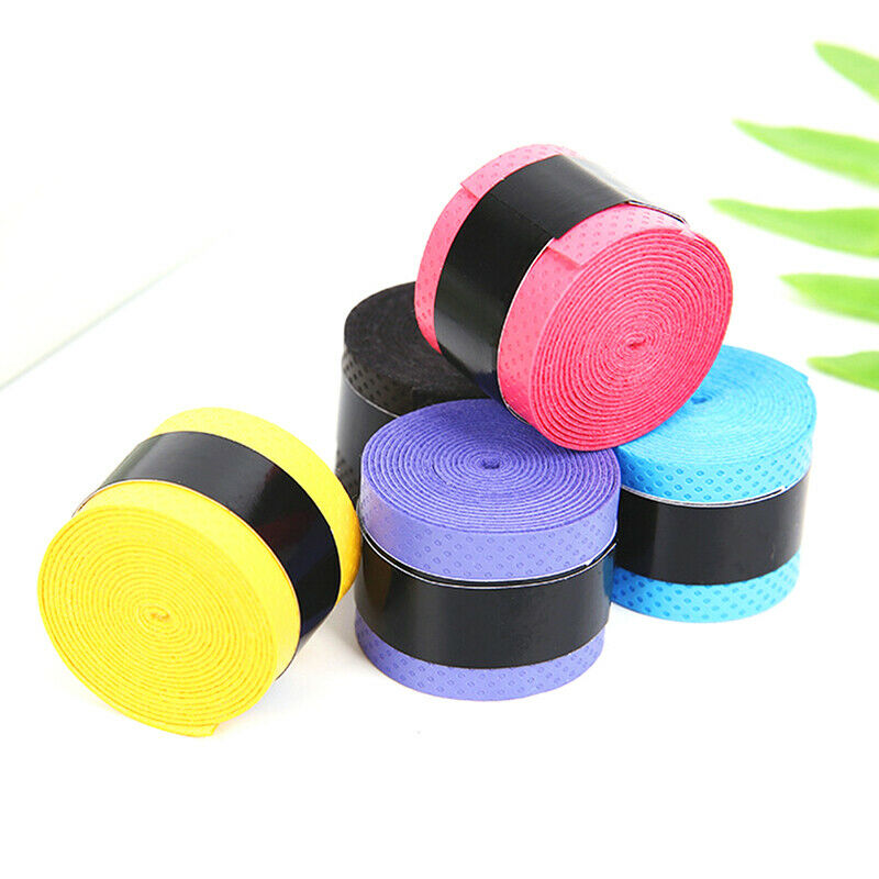 5pcs Anti Slip Racket Over Grip Roll Tennis Badminton Squash Handle Tape .l8