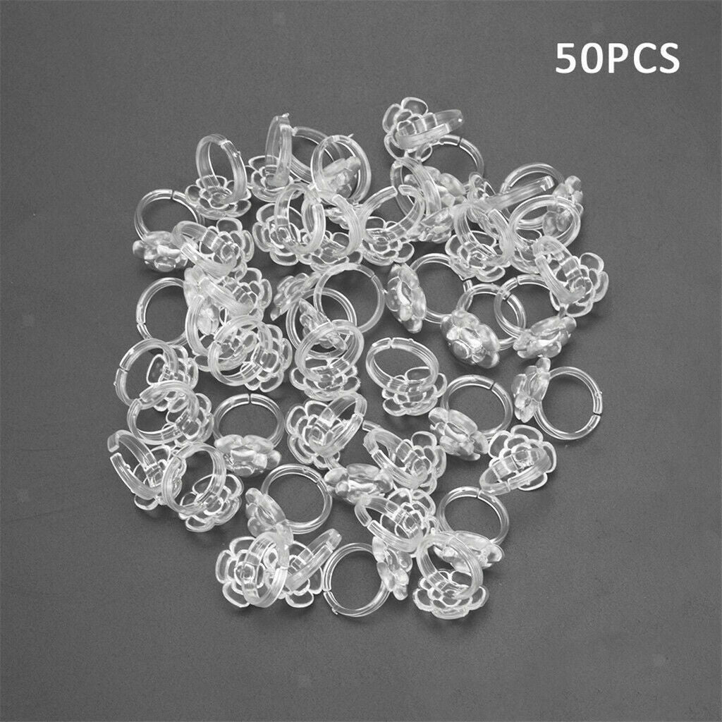50pcs Nail Polish UV Gel Color Pops Display Ring for Nail Art Color Chart Tool