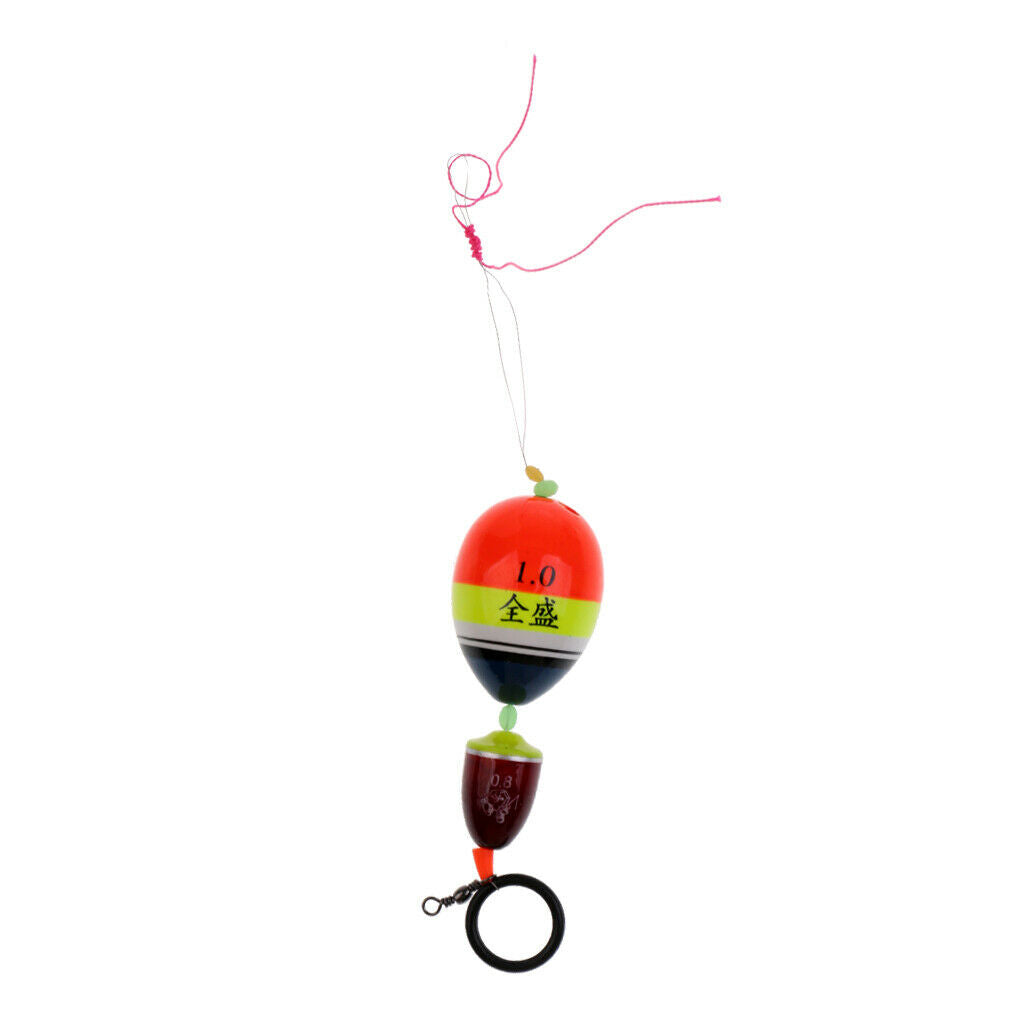 Sea Pole Ocean Rock Fishing Floats Plastic Sliding Floating Buoy Kit 1.0#