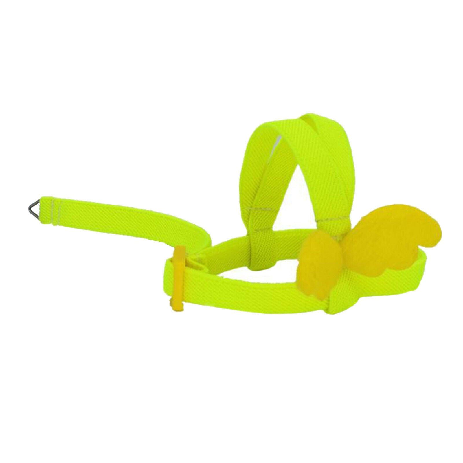 Pet Leash Parrot Bird Adjustable Harness Flying Training Rope Yellow 7mm
