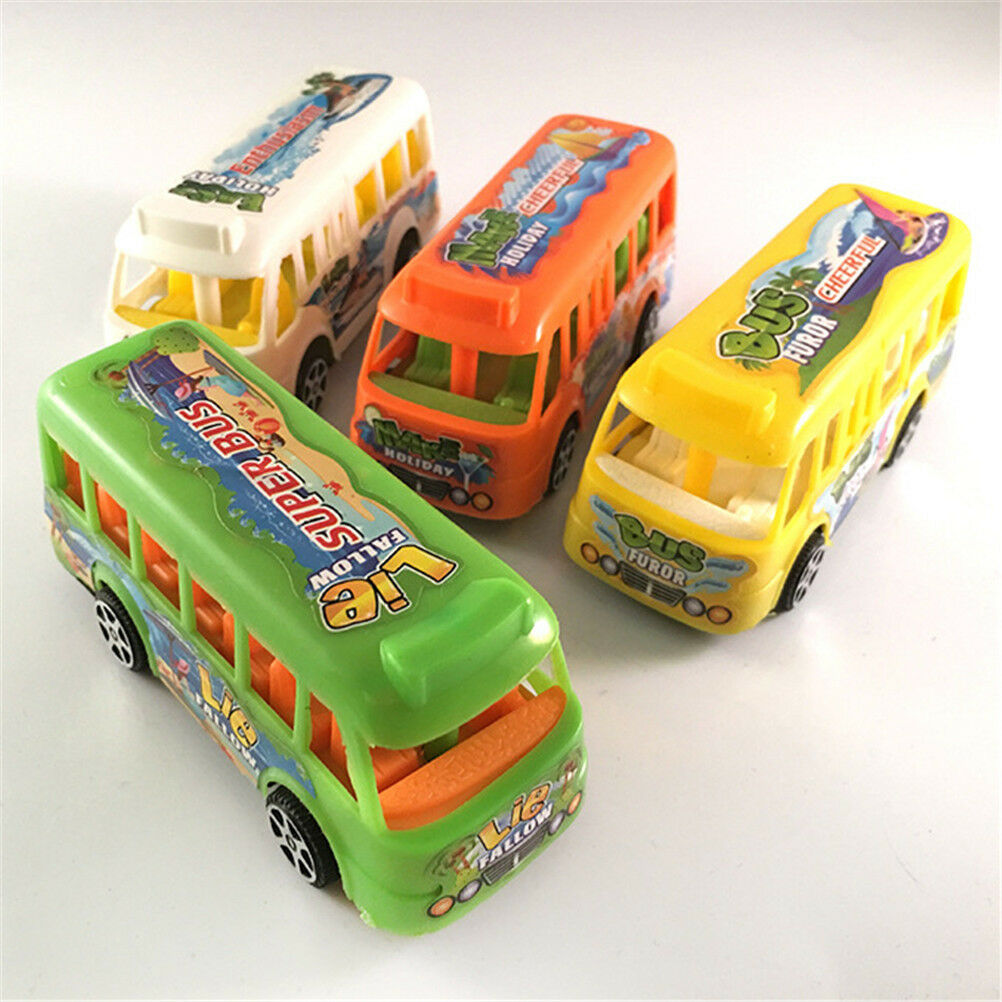 Plastic School Bus Kids Toys American Student Pull Back Kids Gifts Toys MEBDDD