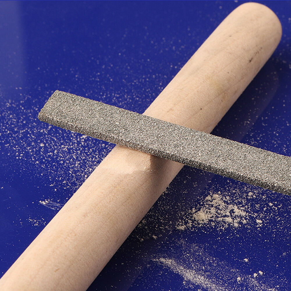 10pcs 4x160mm Round Diamond Grit File Set Sharpening  For Wood Metal Plastic
