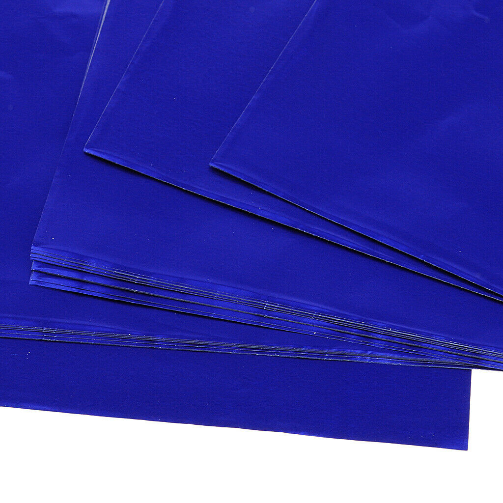 500Pcs Assorted Aluminum Foil Candy Sweets Wrappers DIY Wrapping Paper Sheet