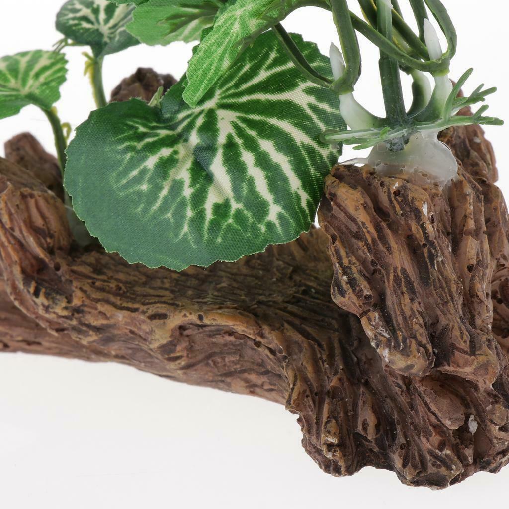 2x Reptile Grass Plants Underwater Plants For Reptile Lizards Fish Tank