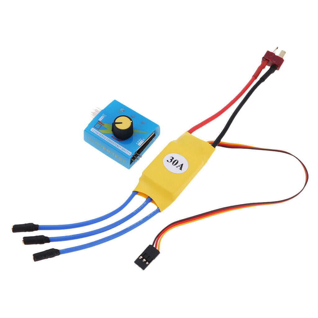 30A RC Brushless Speed Controller ESC + Servo Tester for RC Multicopter