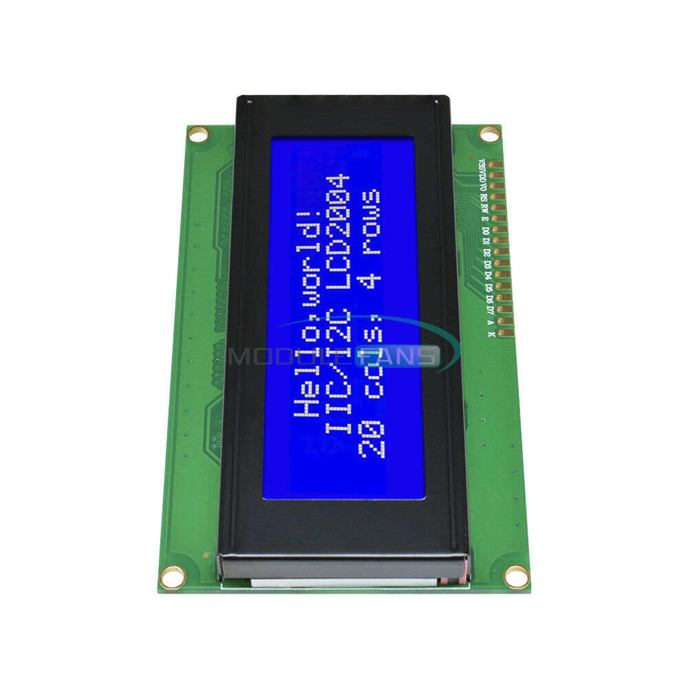5PCS 204 2004 20X4 Character LCD Display Module HD44780 Blue Blacklight 5V