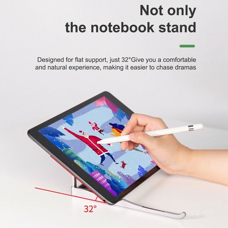 Creative Foldable Glasses Laptop Stand Ergonomic 18°-32° Laptop Stand SuitableE7