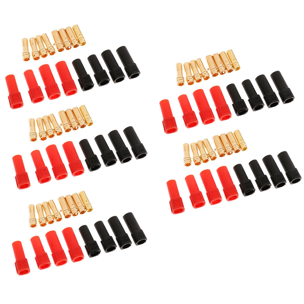 10 Pair XT150 Male Female Plug Banana Plugs Socket For Drone Battery Adapter
