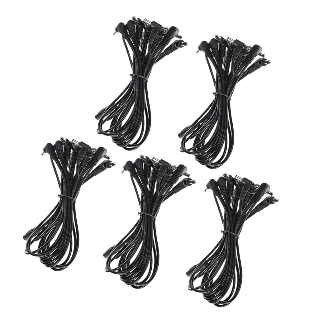 5x Durable 11-way Right Angle Daisy Chain Cable
