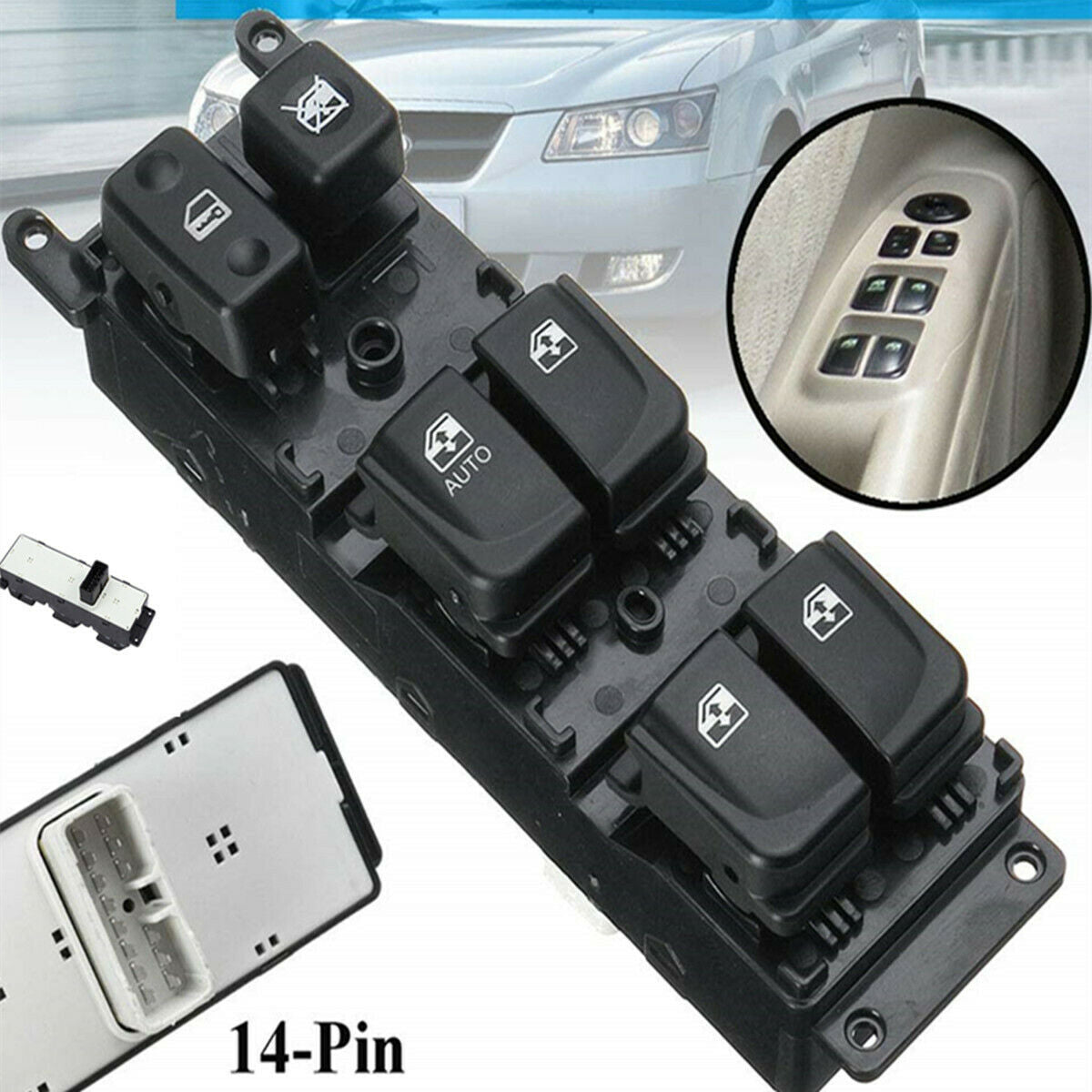 For Hyundai Sonata 2005-2007 Front LH Window Master Switch Button 93570-3K010