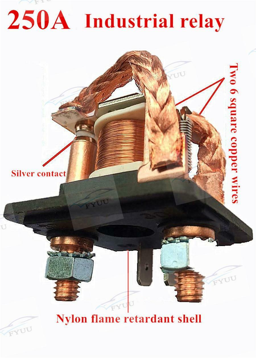 250A Car Battery Isolator Car Battery Disconnect Switch System 1Remote Operation
