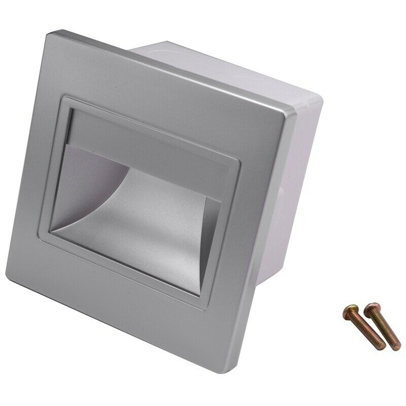 4Pcs Stair Light Led 3W LED Recessed Wall Light Footlight Step Lamps Indoor BaB8