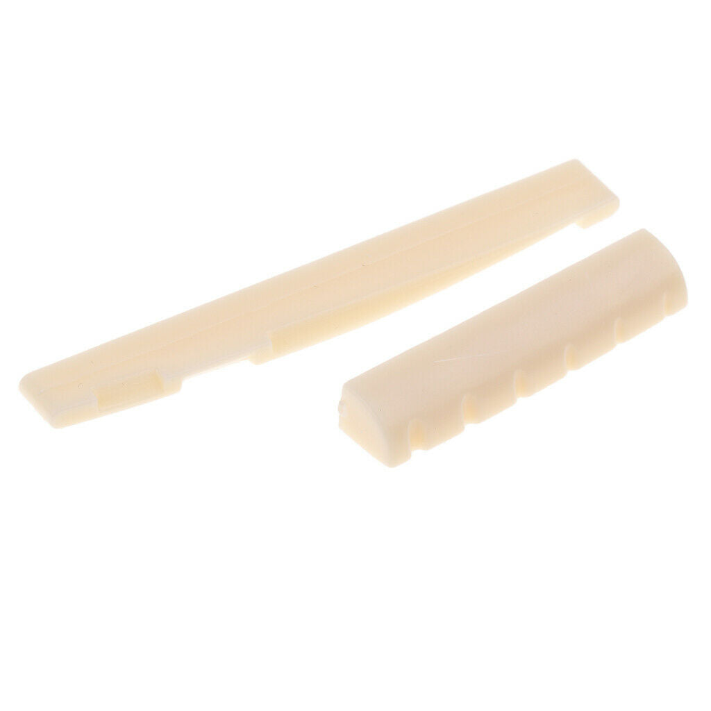 Acoustic Guitar Replacement Split Saddle Nut And Bridge Pins And DIY Spindle