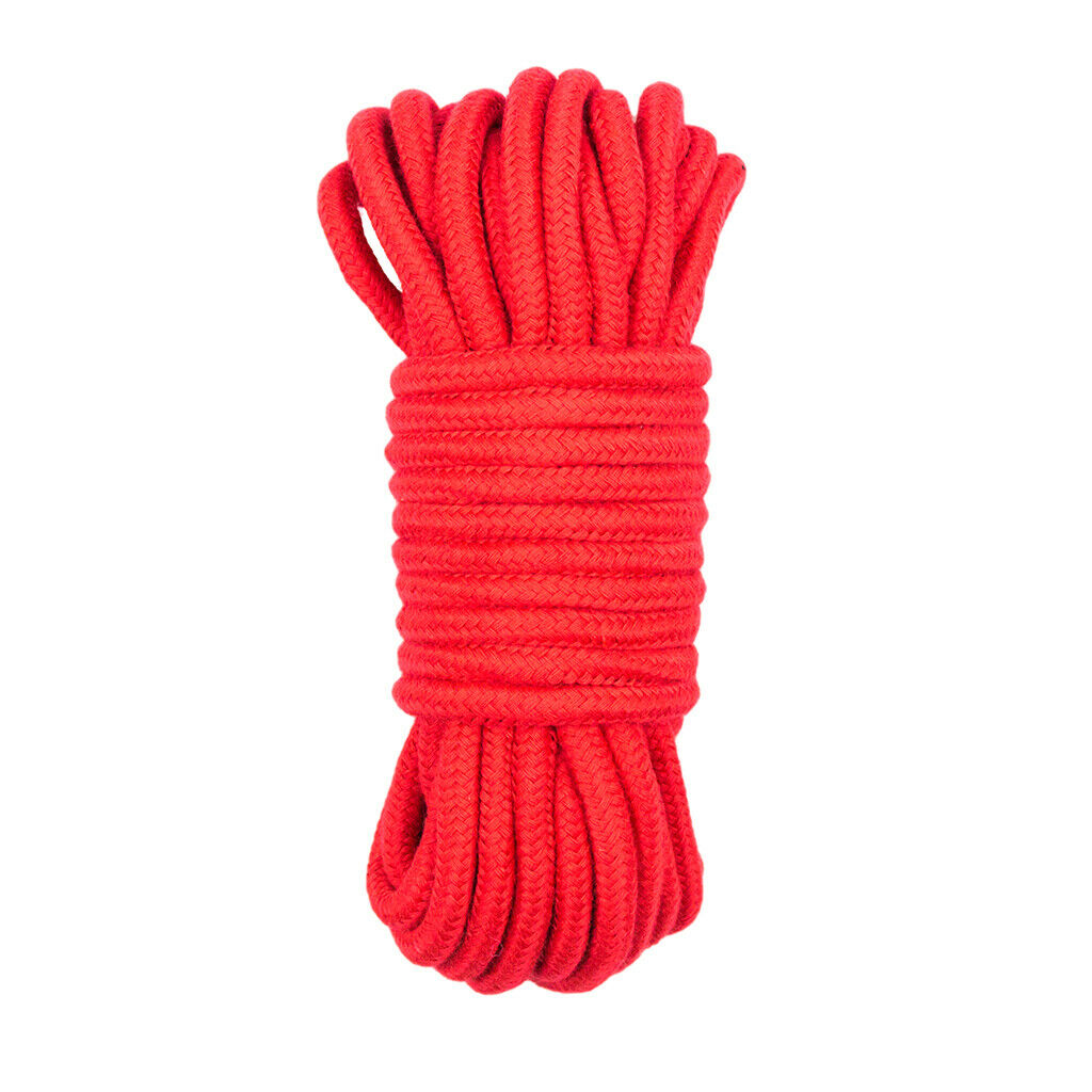 2pcs 32 Feet Cotton Cord Rope String Outdoor Multi-functional 6mm Diameter