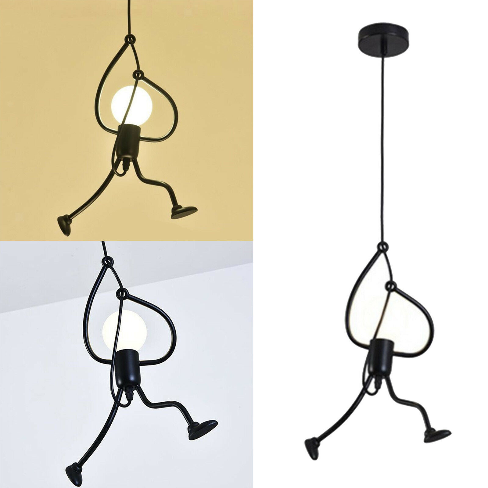 Pendant Ceiling Light Fixture Chandelier E27 Hanging Lamp Bedrooms Loft A