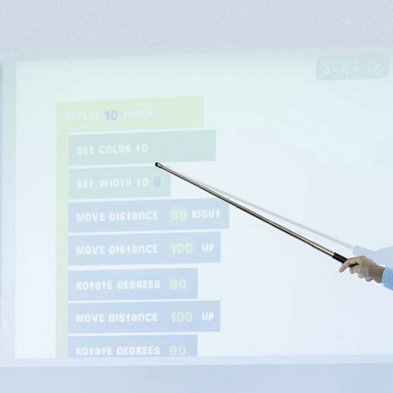 Pointer Retractable Meeting Point Stick Classroom Handheld Hand Pointer Aids