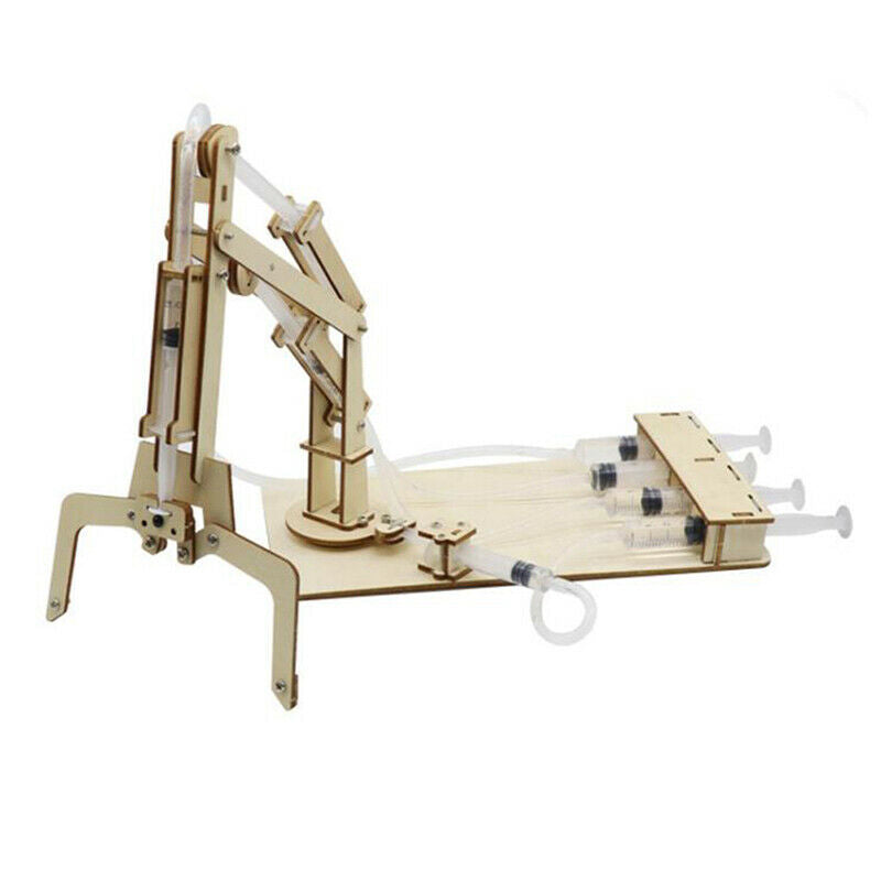 Hydraulic Mechanical Arm DIY Models Science Educational Toys Kids GiftBDAU