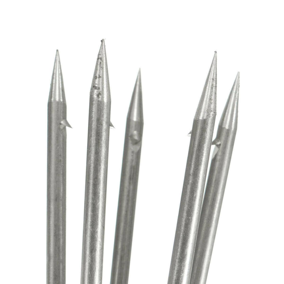 5-Prong Fishing Fish Frog Eel Salmon Barbed Stainless Spear Gig M8 Long Nut