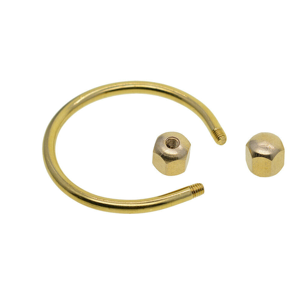 Brass Keychain Ring Key Keyring Circle Quick Link Snap Hook Carabiner Connector