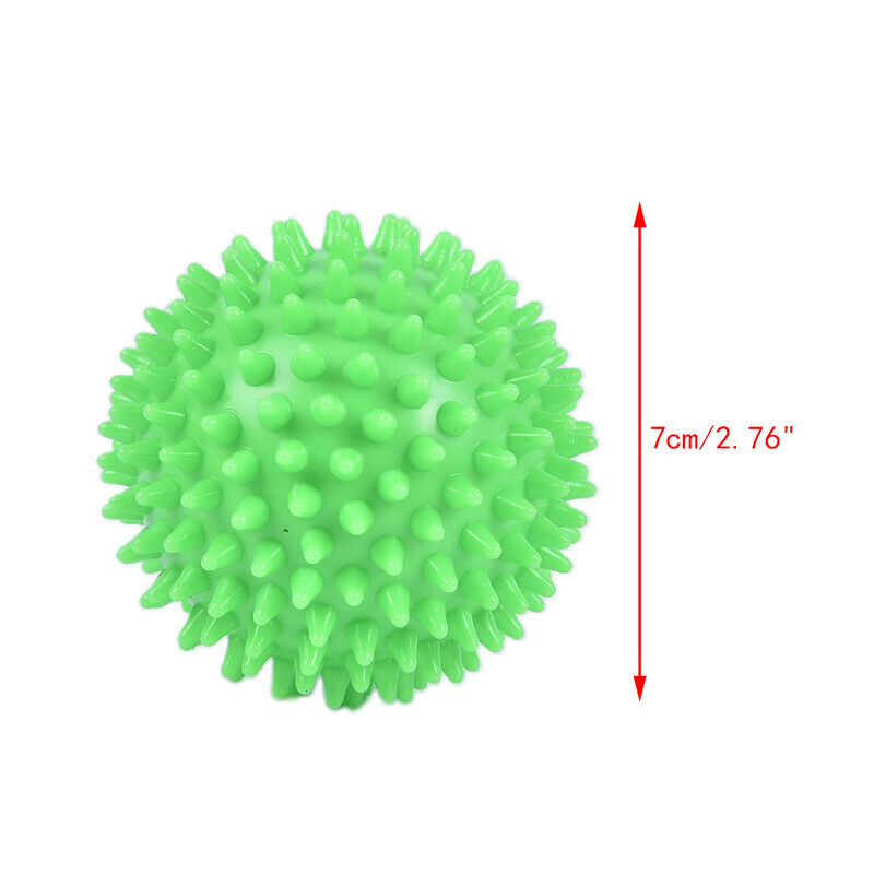 7CM Yoga Massage Ball Spikey Gym Balls Spiky Trigger Point Stress Relief_tiM Qx