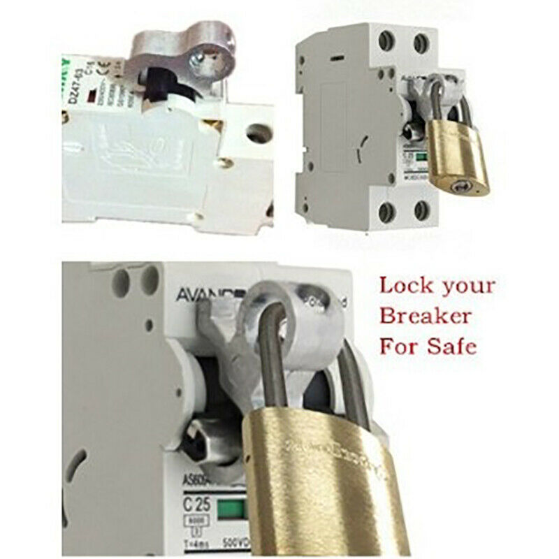 5pc/lot MCB lockout lock dogs,E-lock,toggle lock safety circuit breakeYU.l8
