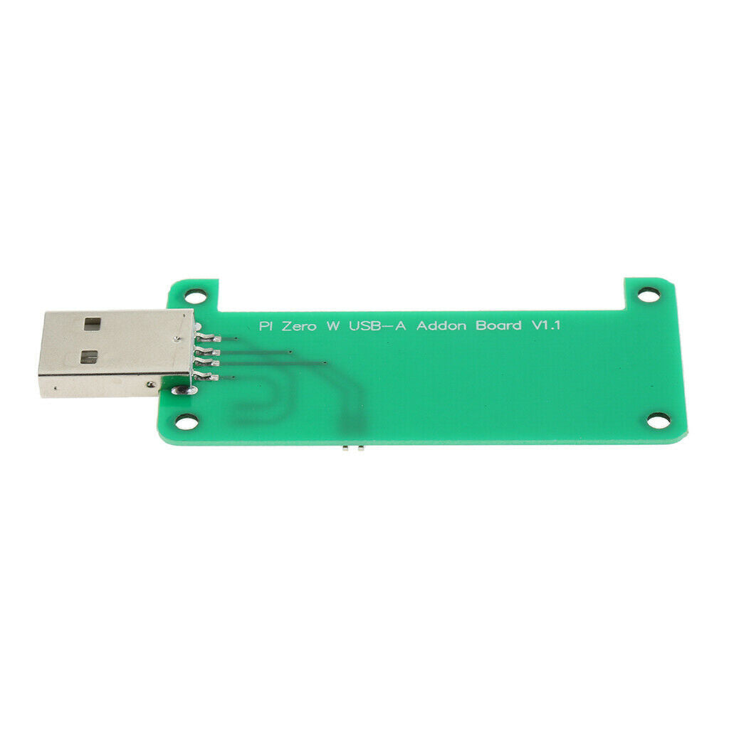 Raspberry Pi Zero W USB-A Addon Board with Protective Acrylic Clear Case