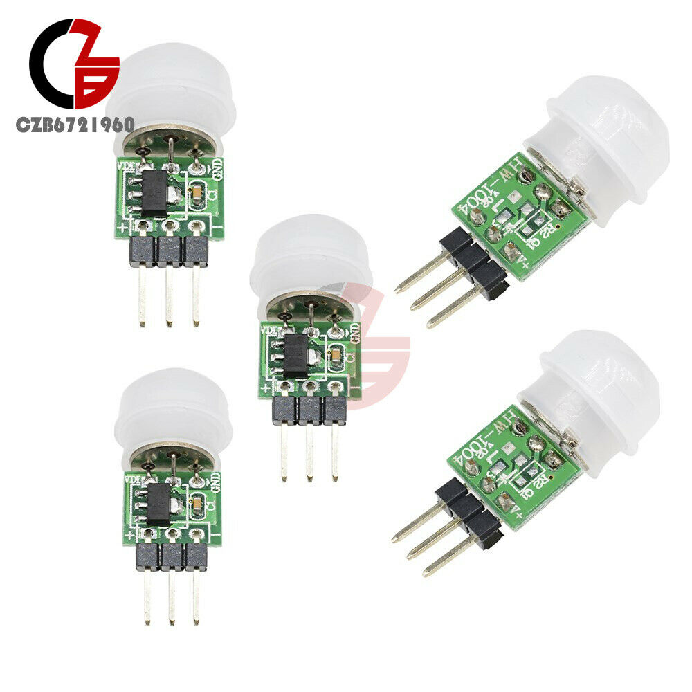 5PCS PIR Motion Body Human Sensor AM312 IR Infrared Pyroelectric Detector