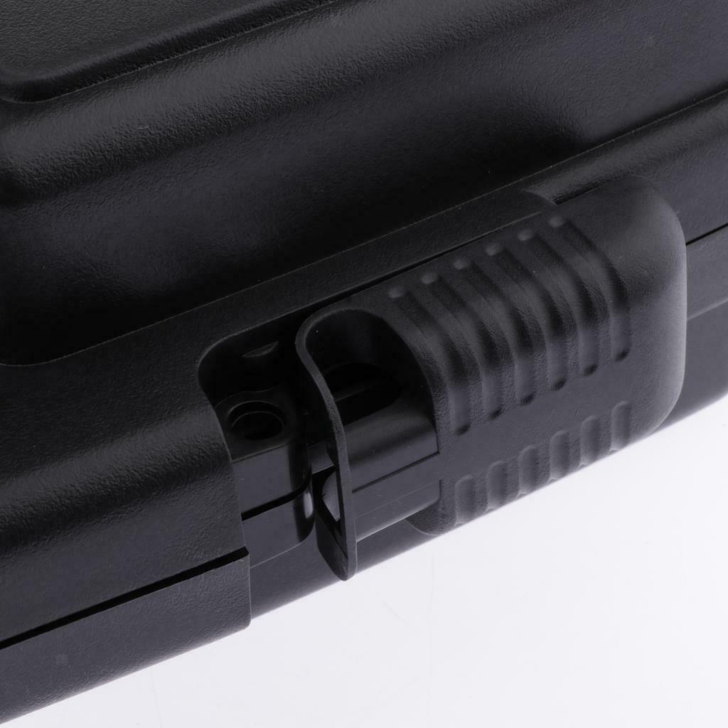 For PGX24 Microphone Hard Carrying Case Suitcase Bag with Foam Liner, Black;