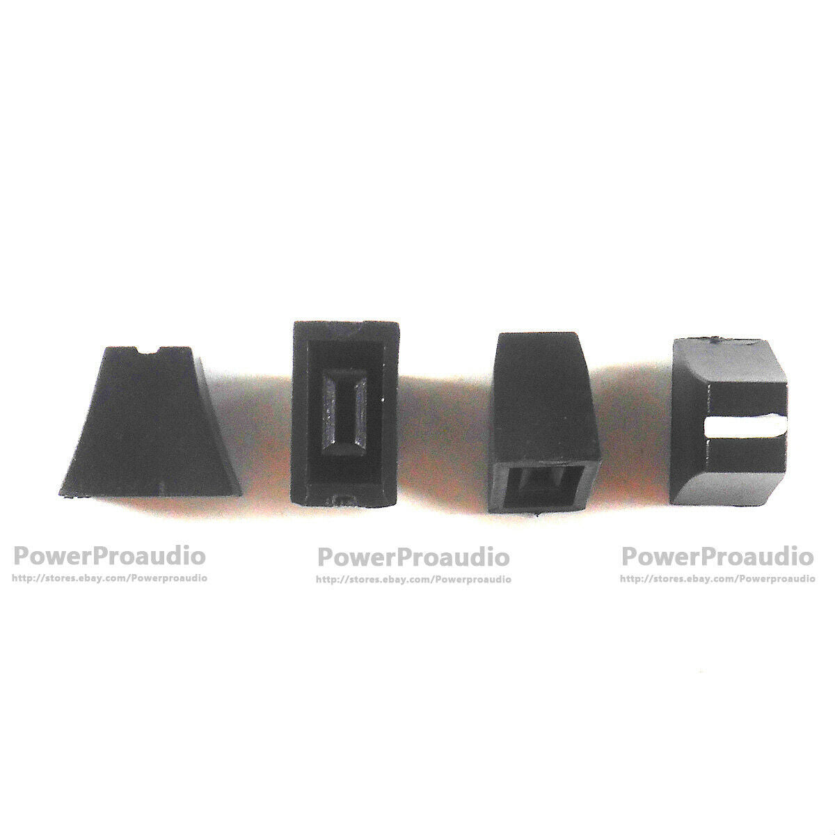 10pcs Black Potentiometer Fader Knob Cap 12mmLx7mmW For Pioneer Mixer Equalizer