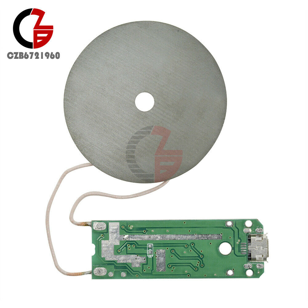 Qi Wireless Charger Module Transmitter Base PCBA Board + Coil Universal With LED