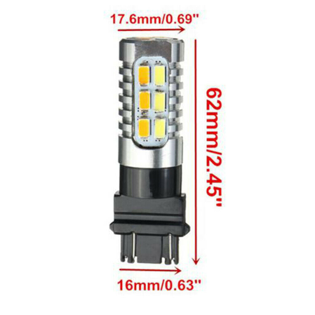 Super Bright Dual Color 3157 5630 Chip LED Turn Signal Bulbs Driving Lamp