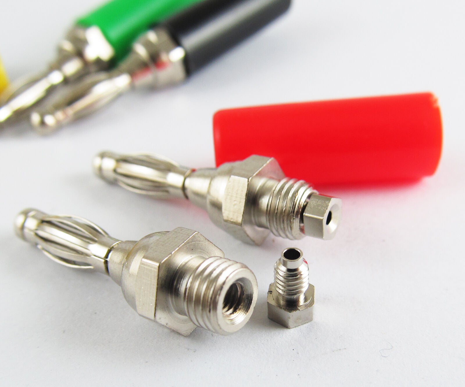 10sets 5 colors 4mm Lantern Speaker Wire Cable Banana Plug Solder & Free Solder