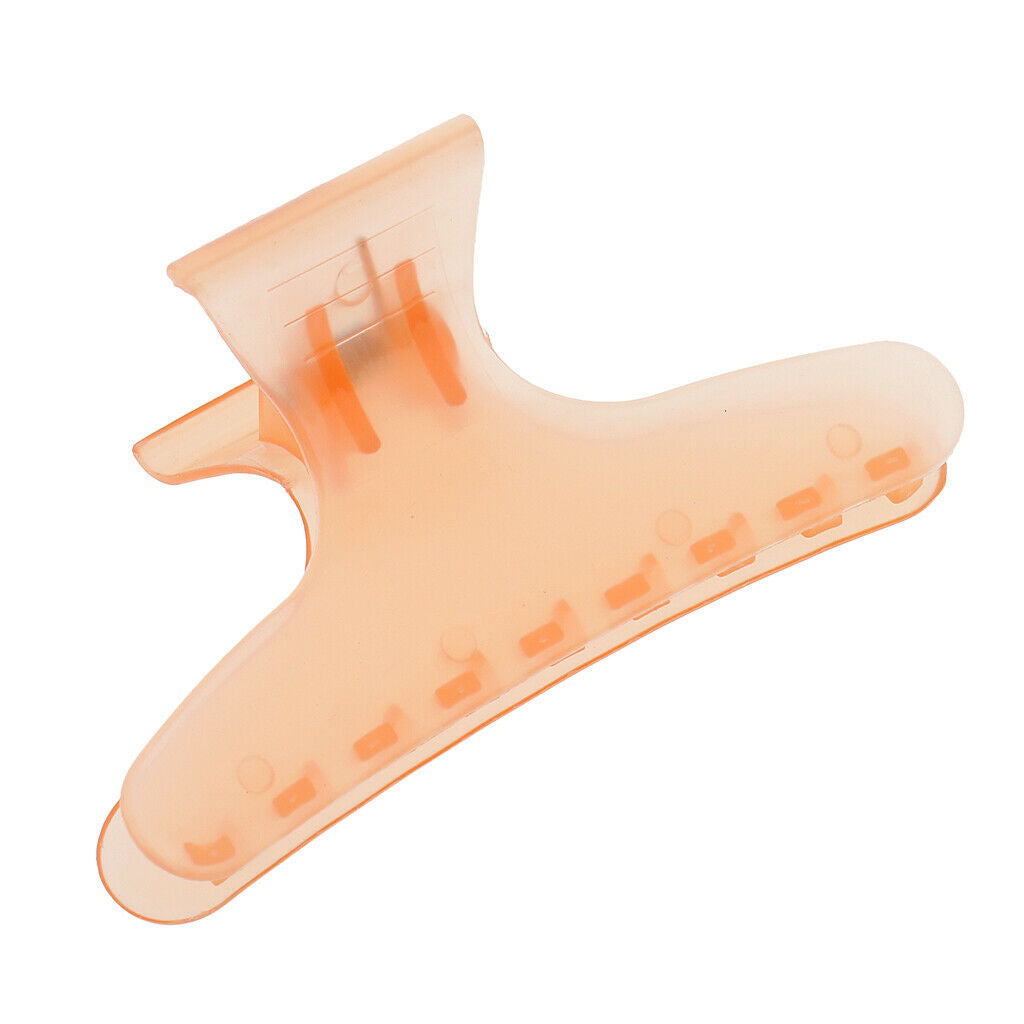 12pc Butterfly Plastic Hair Claw Salon Hairdressing Clip Clamp Grip