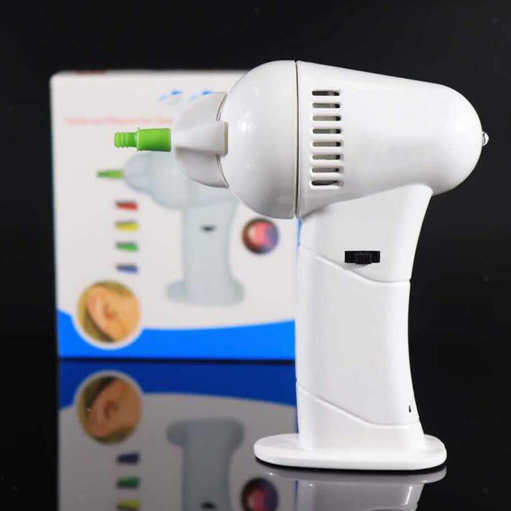 Painless Electric Ear Cleaner Cordless Massage Machine Kits with Soft Head